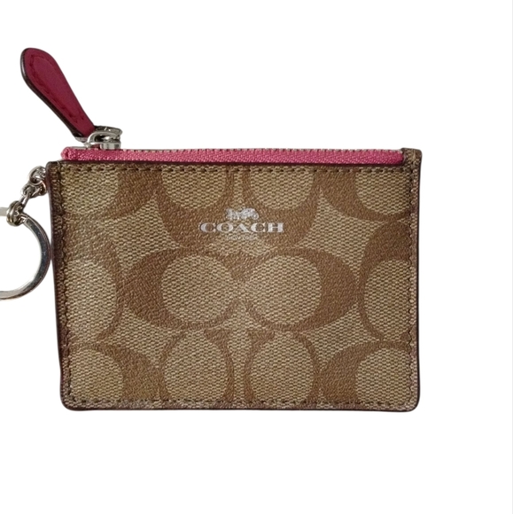 Coach Pink and Silver Clutch Wristlet - Picture 8 of 12